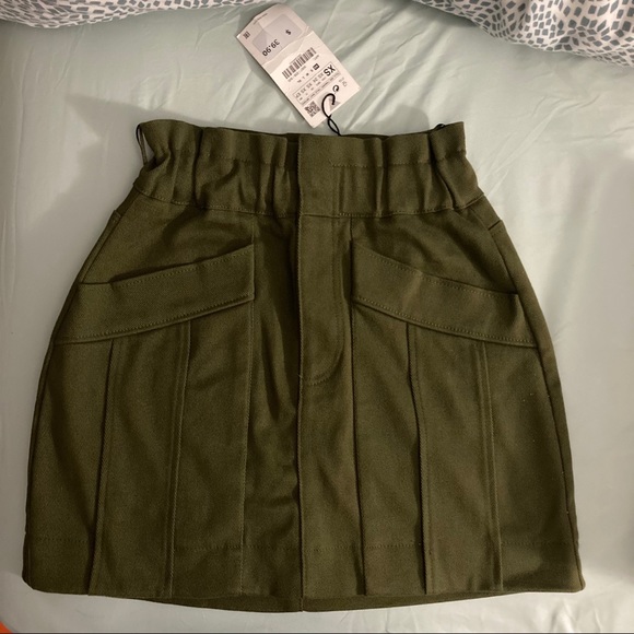 Zara Paperbag Skirt - Picture 2 of 6